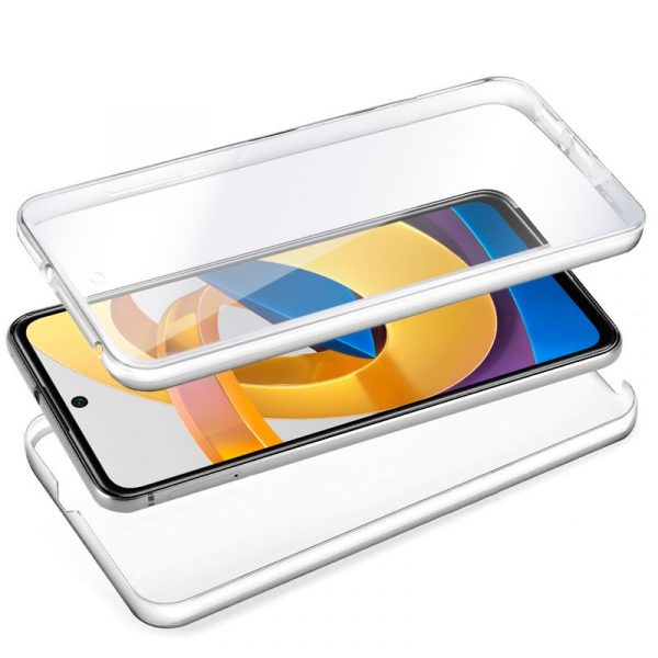 Funda COOL Silicona 3D para Xiaomi Poco M4 Pro 5G / Redmi Note 11S 5G (Transparente Frontal + Trasera) - Imagen 2