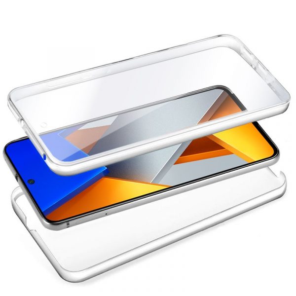 Funda COOL Silicona 3D para Xiaomi Poco M4 Pro (Transparente Frontal + Trasera) - Imagen 2
