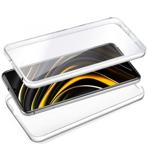 Funda COOL Silicona 3D para Xiaomi Pocophone M3 (Transparente Frontal + Trasera) - Imagen 2