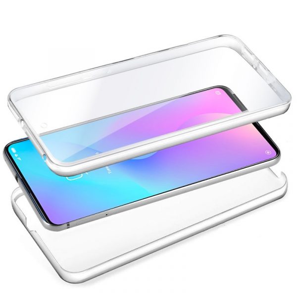 Funda COOL Silicona 3D para Xiaomi Redmi 9T (Transparente Frontal + Trasera) - Imagen 2