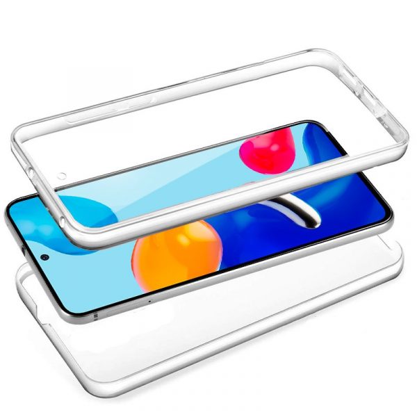Funda COOL Silicona 3D para Xiaomi Redmi Note 11 / Note 11S (Transparente Frontal + Trasera) - Imagen 2