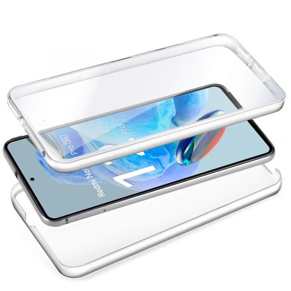 Funda COOL Silicona 3D para Xiaomi Redmi Note 12 Pro 5G (Transparente Frontal + Trasera) - Imagen 2