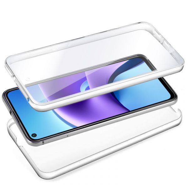 Funda COOL Silicona 3D para Xiaomi Redmi Note 9T (Transparente Frontal + Trasera) - Imagen 2