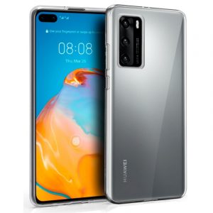 Funda COOL Silicona para Huawei P40 (Transparente)