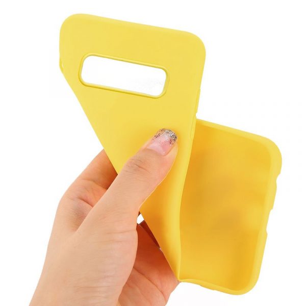 Funda COOL Silicona para Samsung G973 Galaxy S10 (Amarillo) - Imagen 2