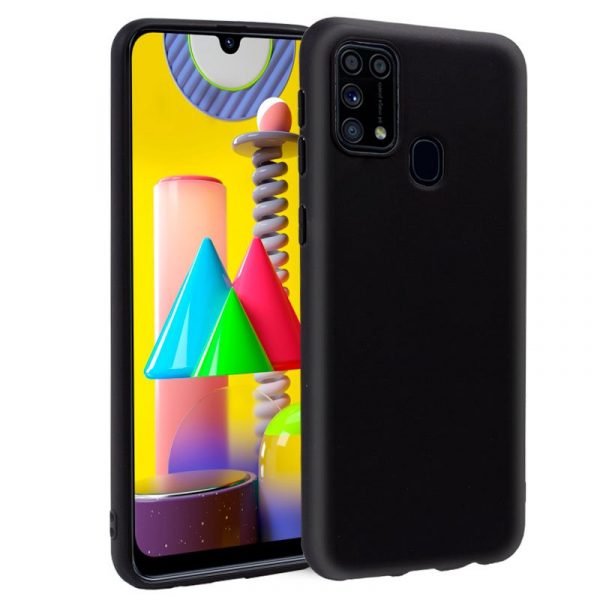 Funda COOL Silicona para Samsung M315 Galaxy M31 (Negro)