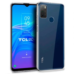 Funda COOL Silicona para TCL 20Y (Transparente)