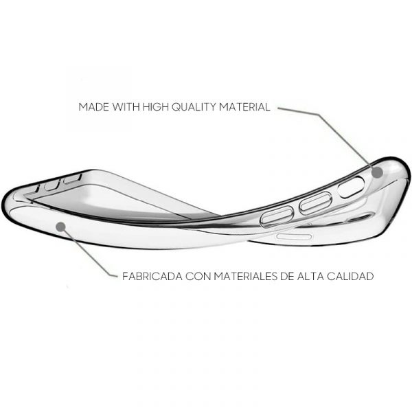 Funda COOL Silicona para ZTE Blade A71 (Transparente) - Imagen 2