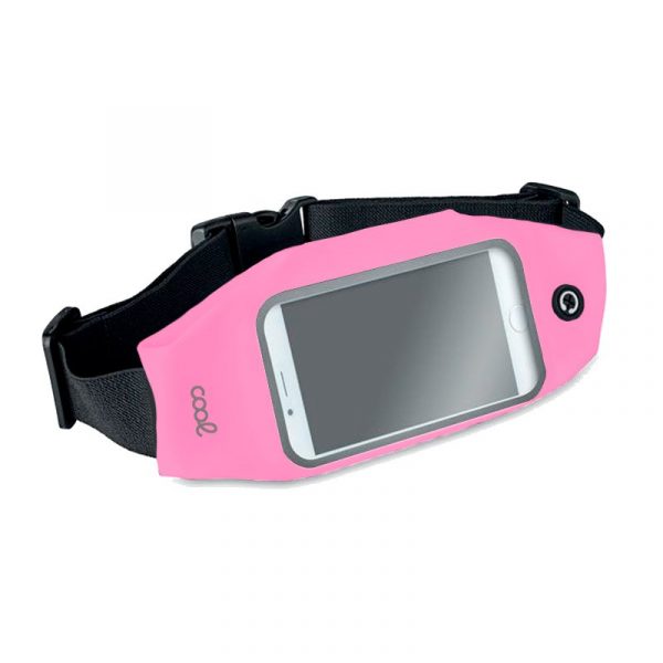 Funda Neopreno COOL Riñonera Universal (5.5 - 6.7 pulg) Rosa - Imagen 2