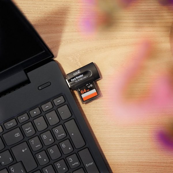 Lector USB Tarjetas Memoria Universal COOL (All in One) Negro - Imagen 3