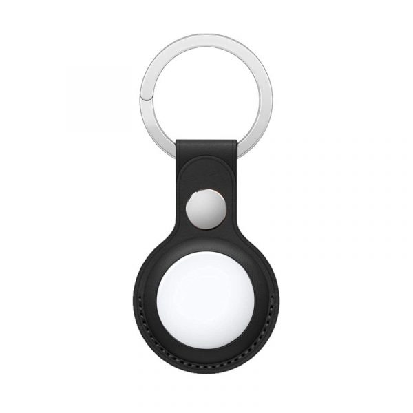 Llavero Protector COOL Compatible con AirTag Polipiel Negro