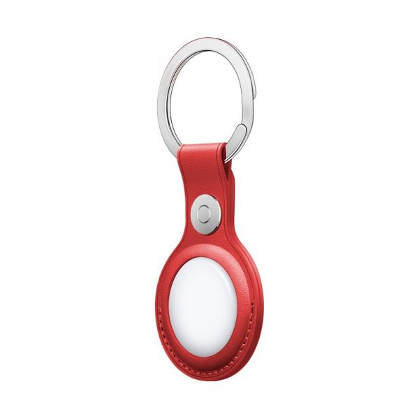 Llavero Protector COOL Compatible con AirTag Polipiel Rojo - Imagen 2
