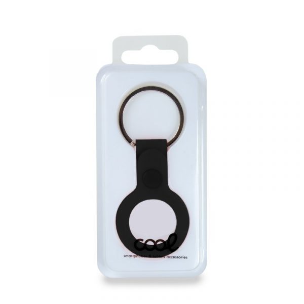 Llavero Protector COOL Compatible con AirTag Silicona Negro - Imagen 2