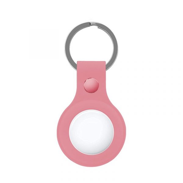 Llavero Protector COOL Compatible con AirTag Silicona Rosa