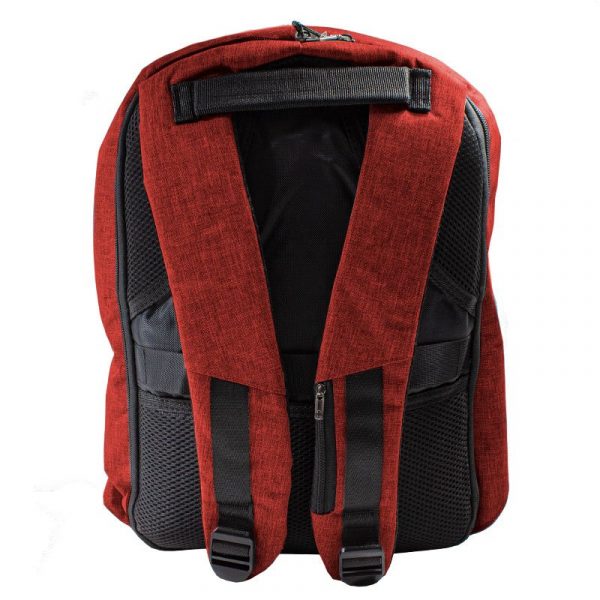 Mochila Ordenador Portátil 15-16 Pulg COOL Memphis Negro-Rojo - Imagen 3