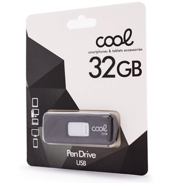 Pen Drive USB x32 GB 2.0 COOL Basic Negro - Imagen 3
