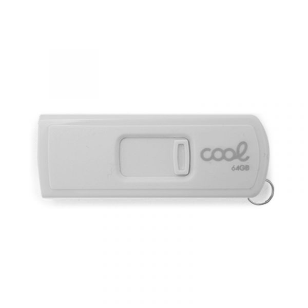 Pen Drive USB x64 GB 2.0 COOL Basic Blanco - Imagen 3