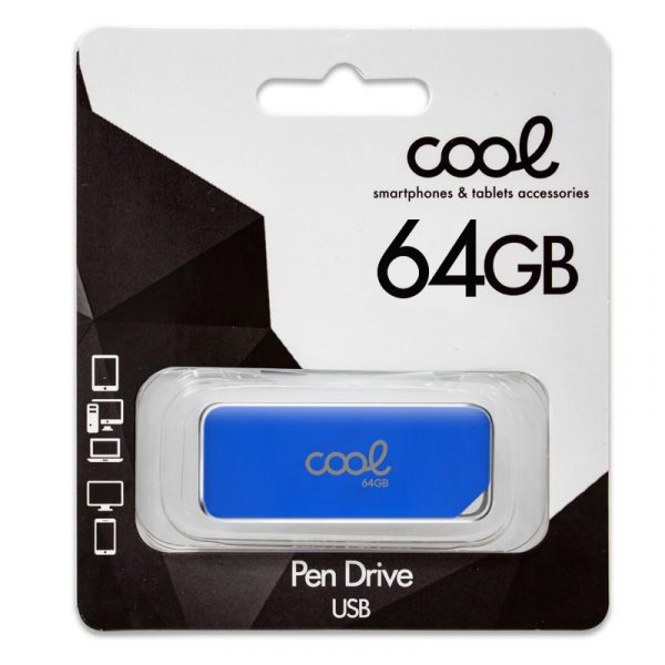 Pen Drive USB x64 GB 2.0 COOL Board Azul - Imagen 3