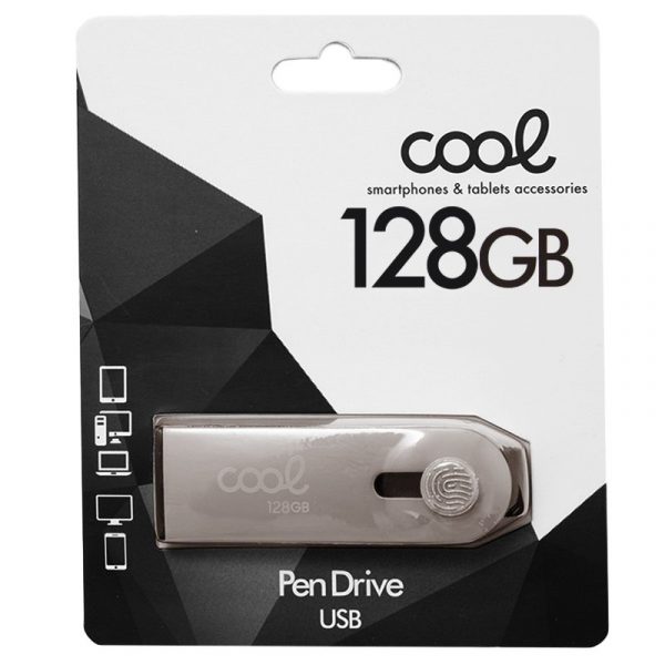 Pen Drive x USB 128 GB 2.0 COOL Optimus Silver - Imagen 3