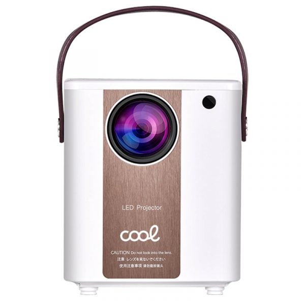 Proyector Compacto COOL Rainbow 3000 Lúmenes Altavoz Integrado + HDMI/SD/USB + Wifi Mirror (Blanco) - Imagen 2