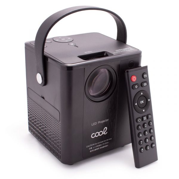 Proyector Compacto COOL Rainbow 3000 Lúmenes Altavoz Integrado + HDMI/SD/USB + Wifi Mirror (Negro) - Imagen 2
