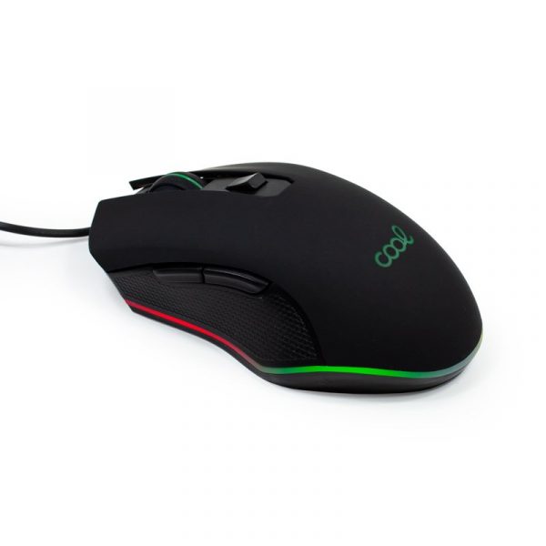 Ratón USB Gaming RGB (Iluminación) COOL Austin Negro - Imagen 2