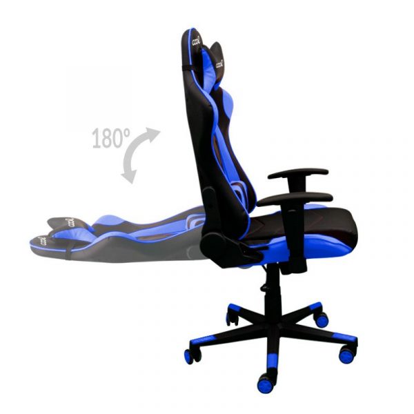 Sillón Gaming Premium COOL Ottawa Negro-Azul - Imagen 2
