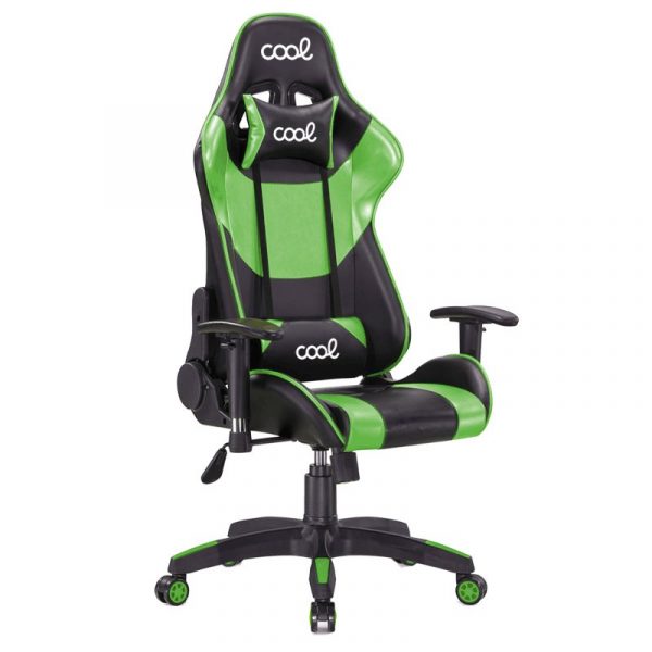 Sillón Gaming Premium COOL Tucson Negro-Verde
