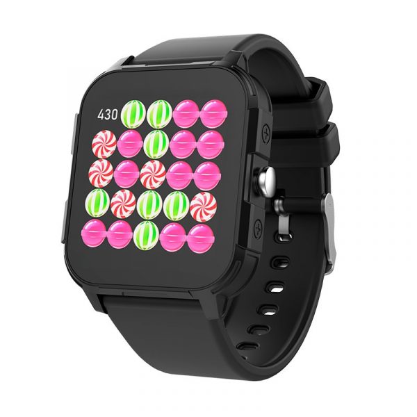Smartwatch COOL Junior Silicona Negro (Salud, Deporte, Sueño, IP68, Juegos) - Imagen 3