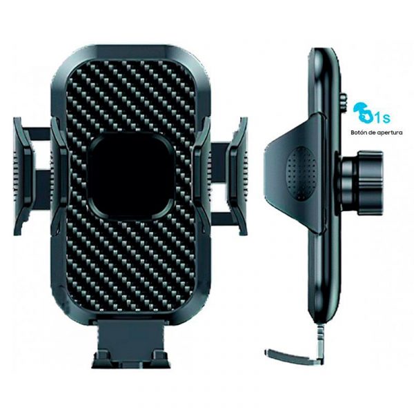 Soporte Universal para Coche Carbono COOL Negro - Imagen 2