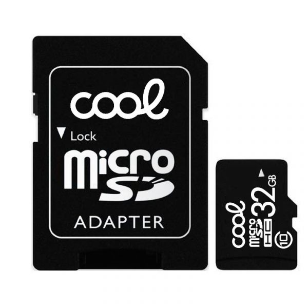 Tarjeta Memoria Micro SD con Adapt. x32 GB COOL (Clase 10) - Imagen 3