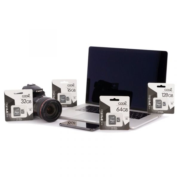 Tarjeta Memoria Micro SD con Adaptador x256 GB COOL (Clase 10) - Imagen 3