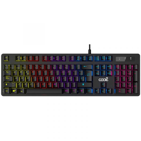 Teclado PC Español Gaming Mecánico USB Cable COOL Austin - Imagen 2